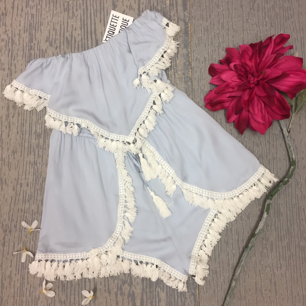 Etiquette Boutique Tassel Edged Romper